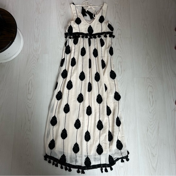 Anthropologie Moulinette Soeurs Maxi Whimsical Embroidered Wedding Guest Dress - Picture 5 of 13